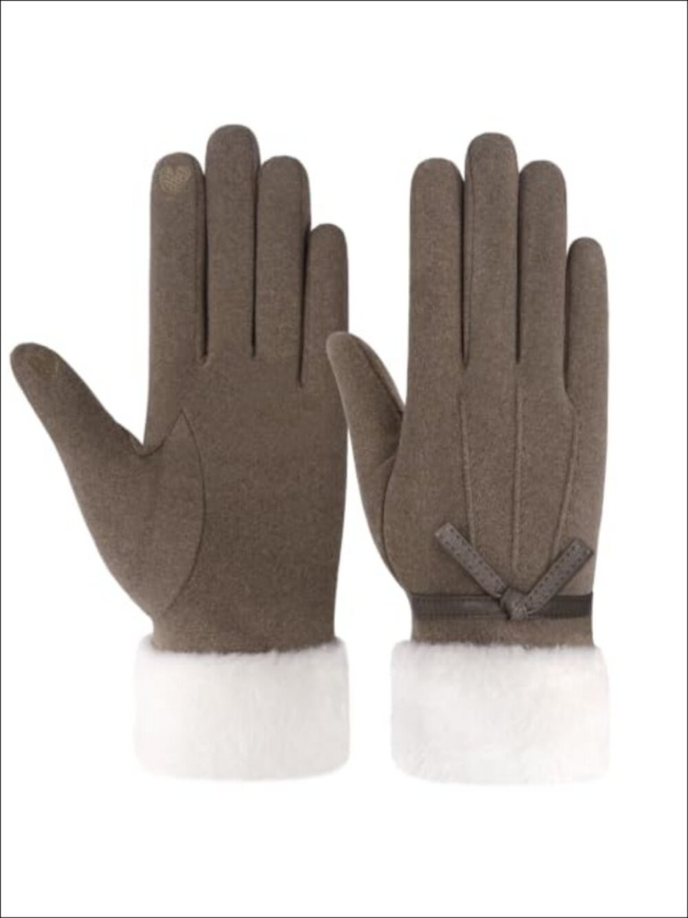 Womens Winter Gloves Fleece Lined Touchscreen Thermal Gloves